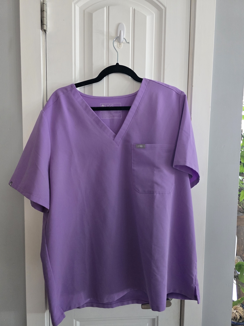 FIGS Catarina Scrub Top Lilac Dawn XXL